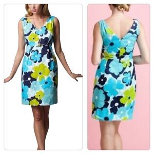Lilly Pulitzer Kiki Blue Floral Shift Dress 6